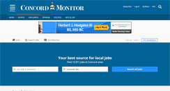 Desktop Screenshot of jobs.concordmonitor.com